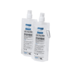 Pure Clear® Life Filter® Water Pouches designed for safe hydration, featuring dual pouches for enhanced water filtration.