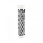 Pure Clear® - Active Filter Cartridge, cylindrical design with a honeycomb structure, essential for reliable water filtration in extreme conditions.