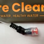 Life Filter® drinking tube with bite valve and Pure Clear® branding, designed for hydration bladders.