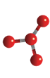 Molecule representation of activated carbon demonstrating its role in advanced water filtration technology by Pure Clear Filters.