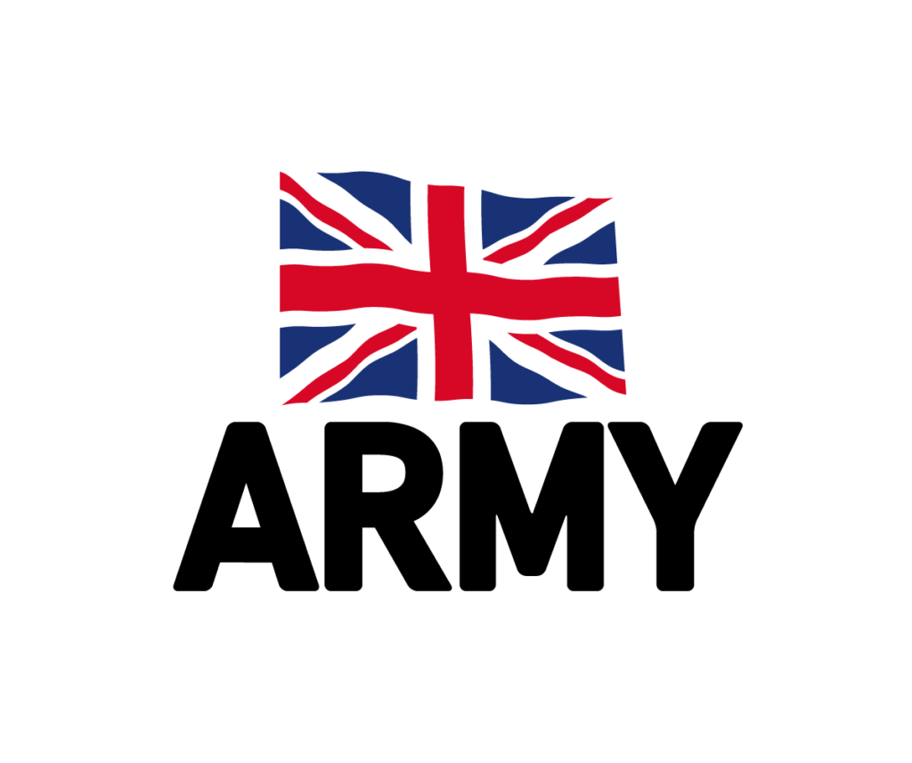 Union Jack flag waving, symbolizing British heritage, featured on a page promoting Pure Clear® hydration solutions for outdoor activities.