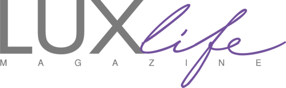 Lux Life Magazine logo featuring the brand name in grey and purple, representing the Best Water Filtration Company 2024 award for Pure Clear Filters.